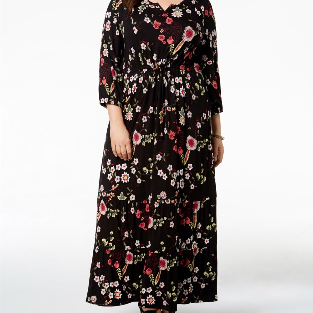 Style & Co Floral Maxi Dress